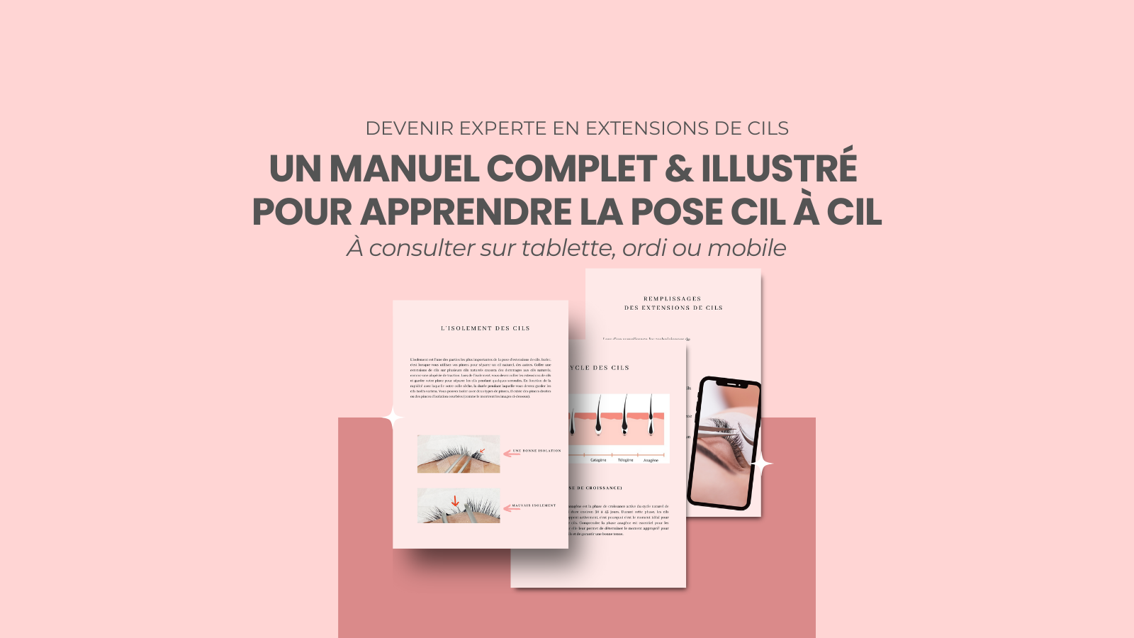 Formation en ligne Extensions de Cils – Technique Cil à Cil