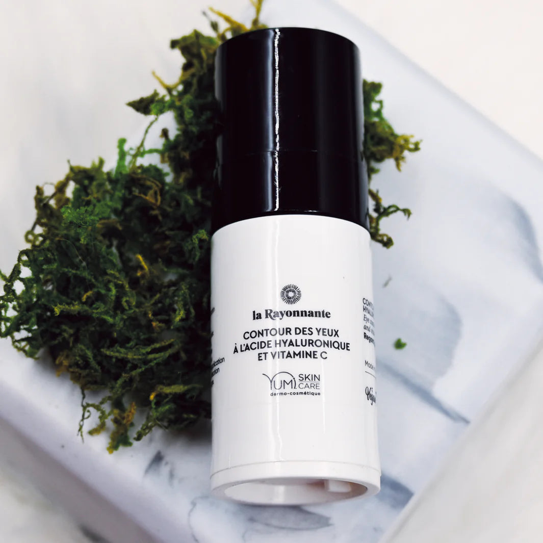 Contour des yeux à l'Acide Hyaluronique et Vitamine C - Yumi Beauty