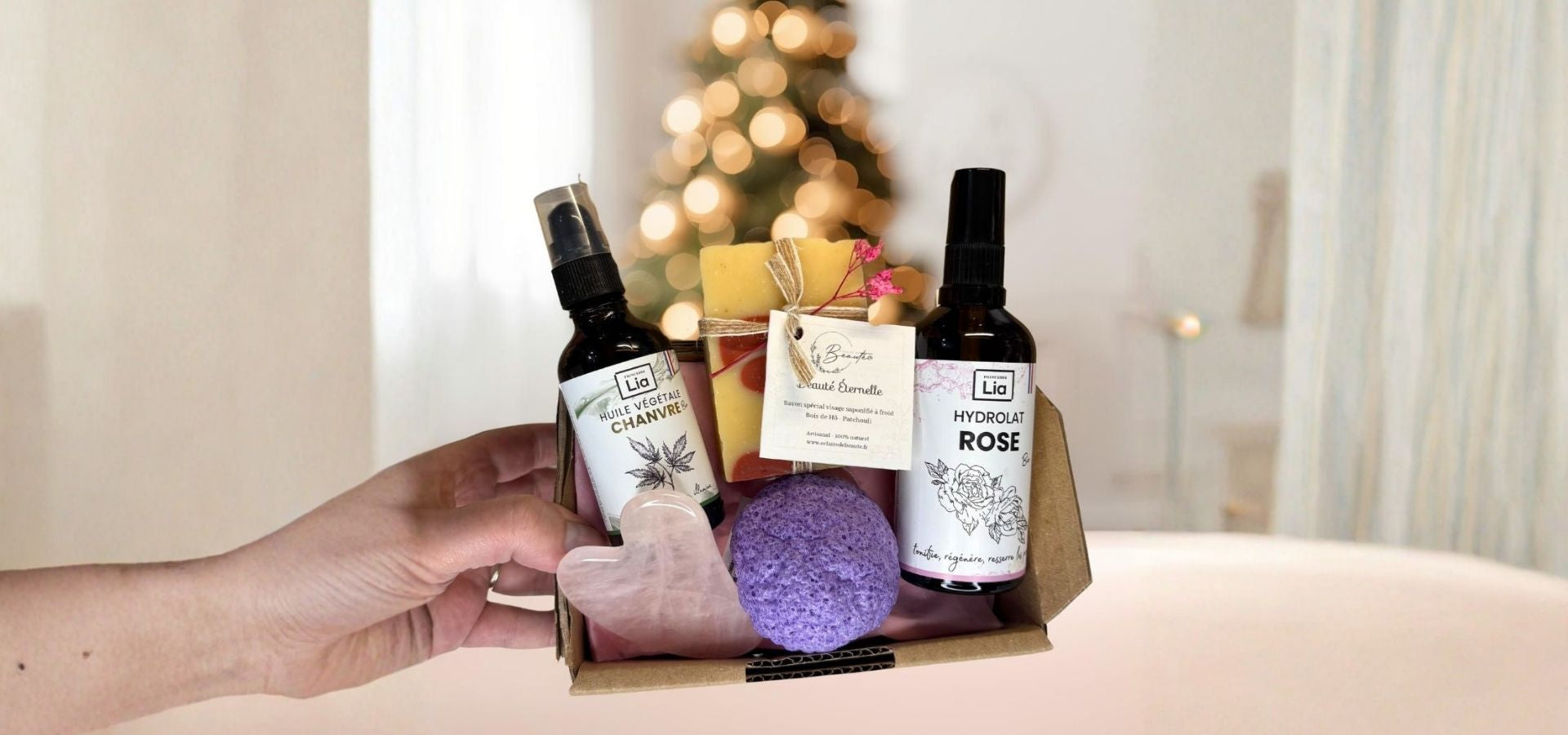 Coffrets de Noël É Claire de Beauté : des cadeaux naturels et holistiques pour un Noël plein de douceur 🎄