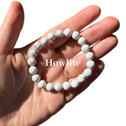 Bracelet Howlite – Calme & Lâcher-prise | Pierre Naturelle