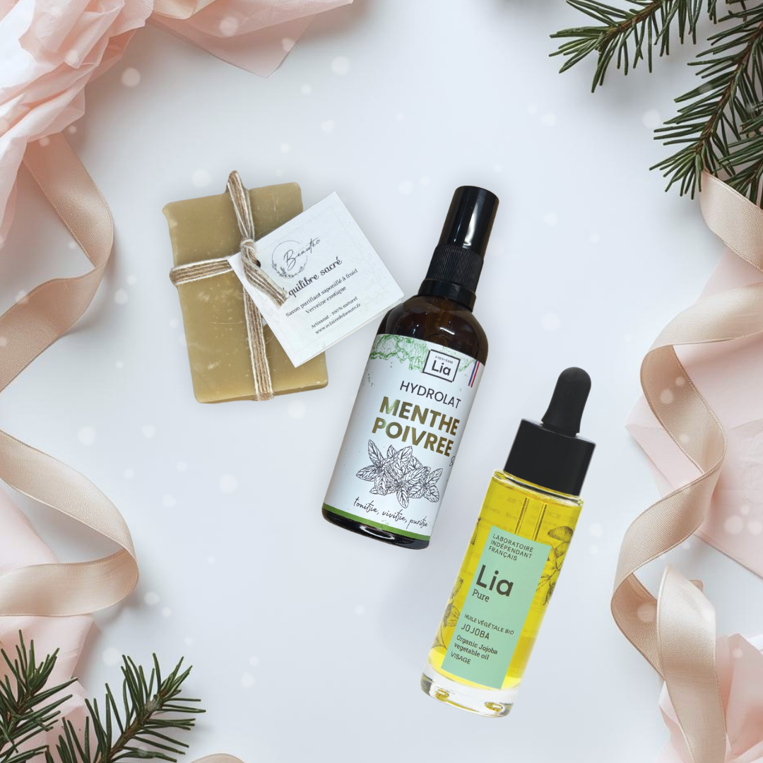 Coffret Noël Équilibre – Rituel peau mixte & harmonieuse