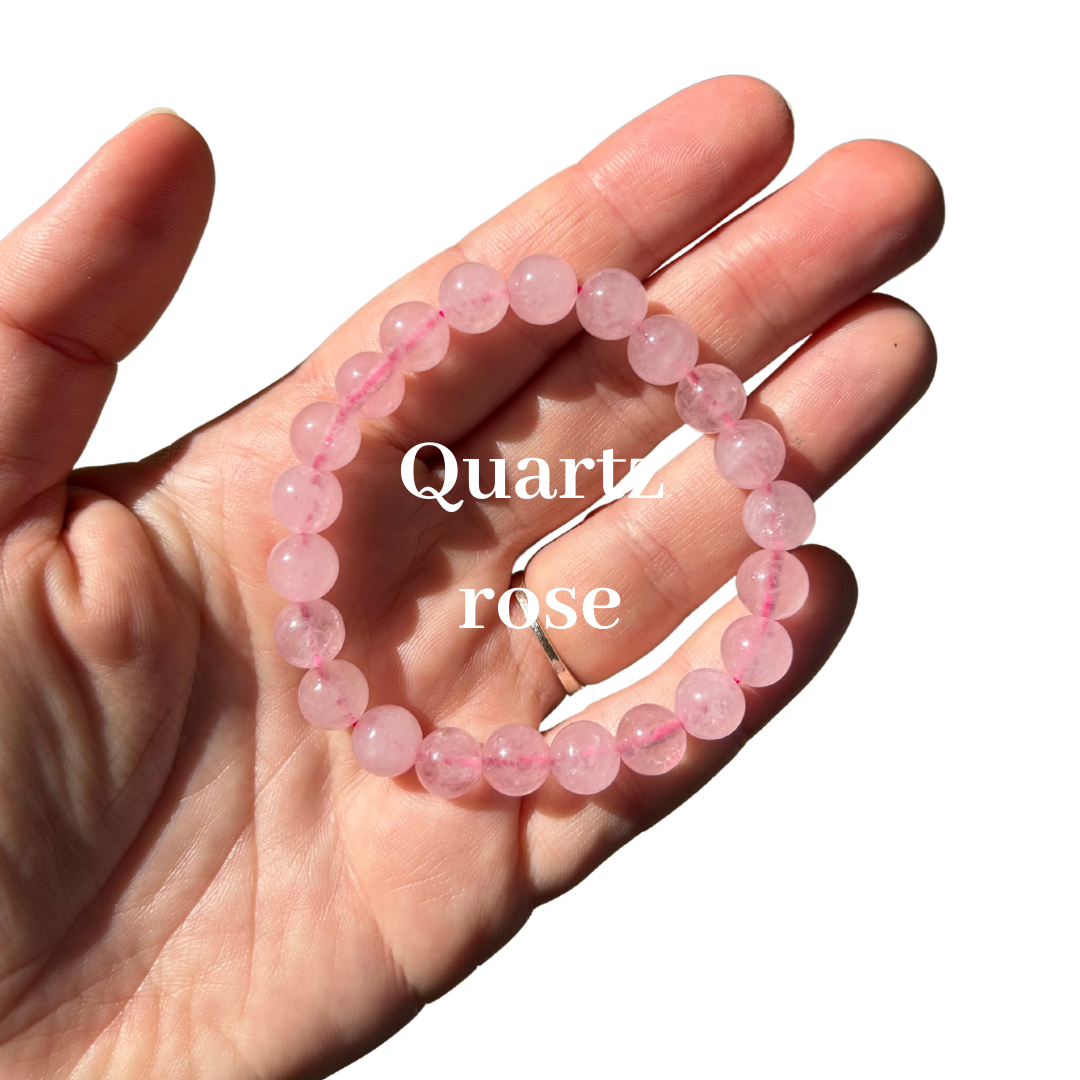 Bracelet Quartz Rose – Amour & Apaisement | Pierre Naturelle