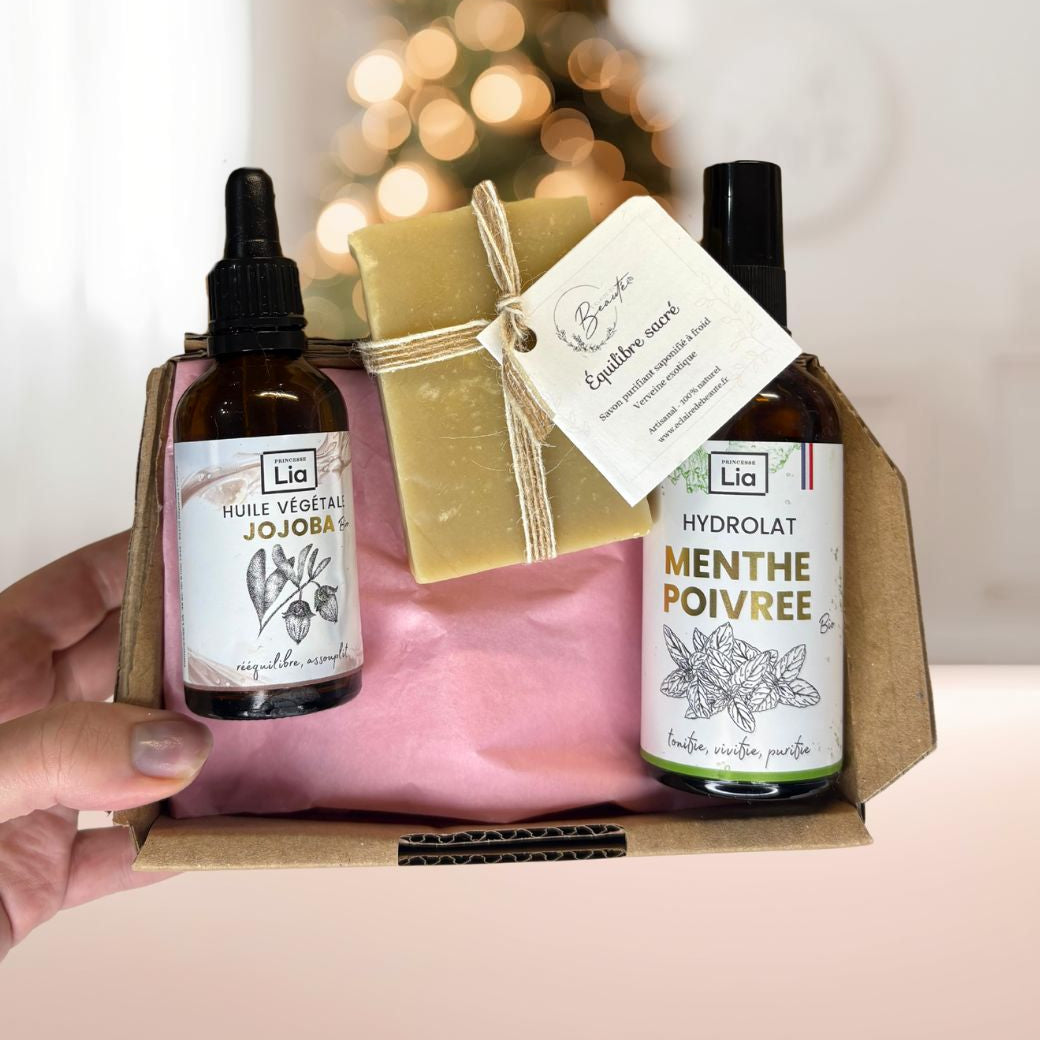 Coffret Noël Équilibre – Rituel peau mixte & harmonieuse