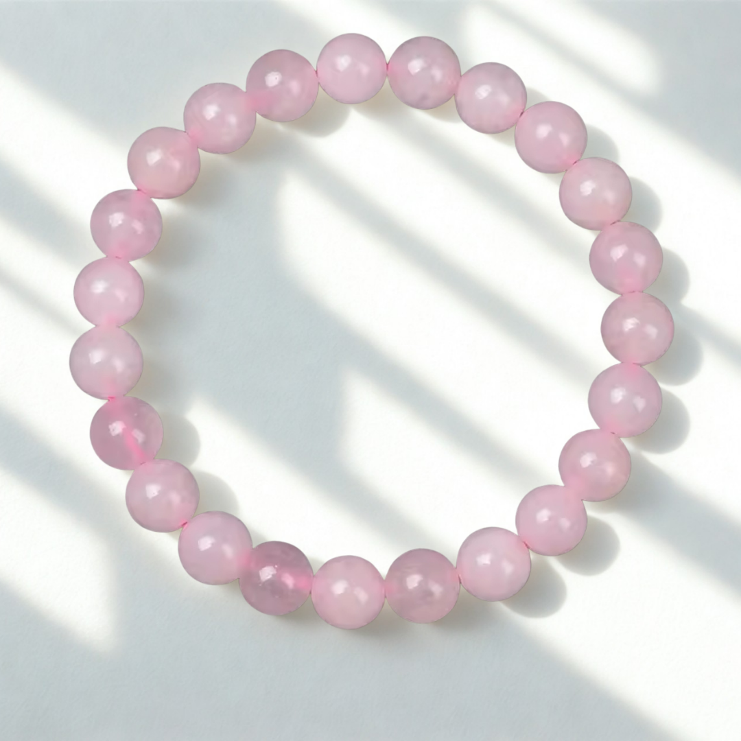 Bracelet Quartz Rose – Amour & Apaisement | Pierre Naturelle