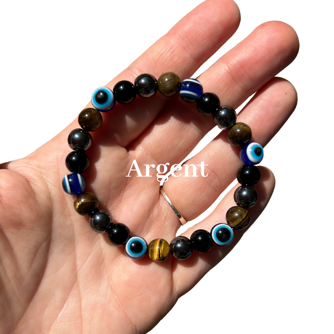 Bracelet argent – Abondance & Prospérité | Pierres Naturelles