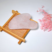 Gua Sha en Quartz Rose