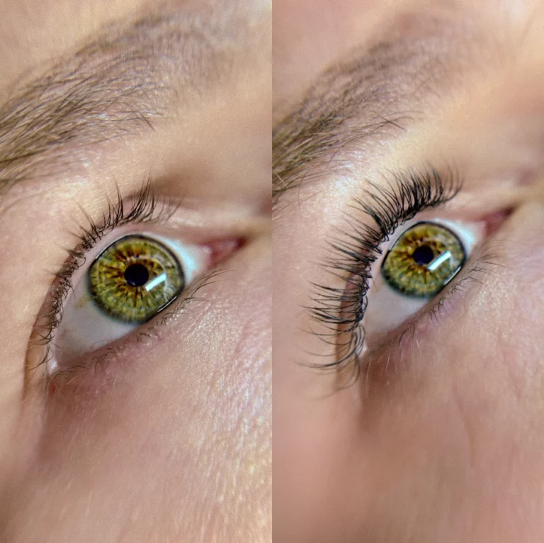 Extensions de cils cil à cil : avant et après, regard naturellement renforcé